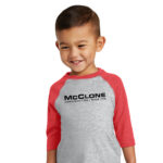 Rabbit Skins Toddler Baseball Fine Jersey Three-Quarter Sleeve Tee