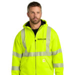 Carhartt ANSI 107 Class 3 Lined Full-Zip Sweatshirt