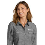 Port Authority Ladies Slub Chambray Shirt